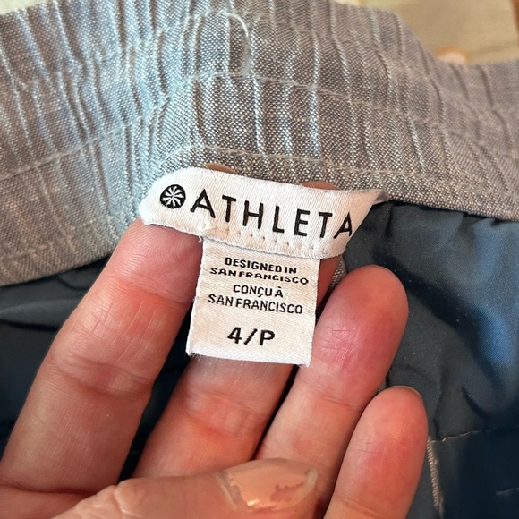 Athleta Retreat Linen Jogger in Blue Size 4 Petite - Picture 7 of 10